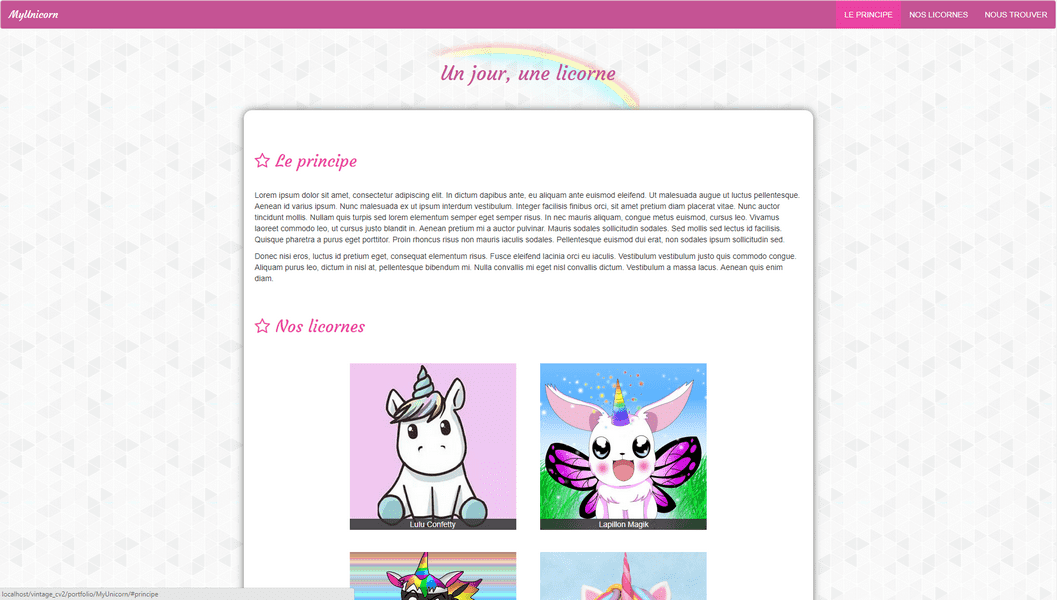 Screenshot1 MyUnicorn